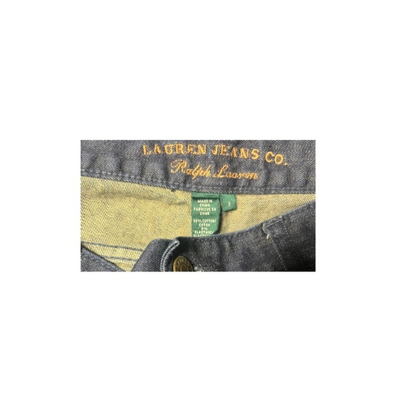 Lauren Jeans Co. Ralph Lauren Dark Wash Flare‎ Leg Jeans - Picture 3 of 3